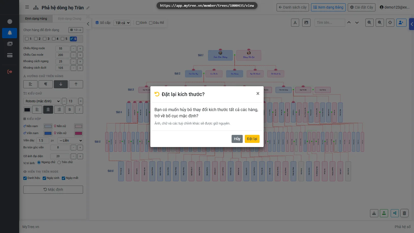 Giao diện MyTree 18
